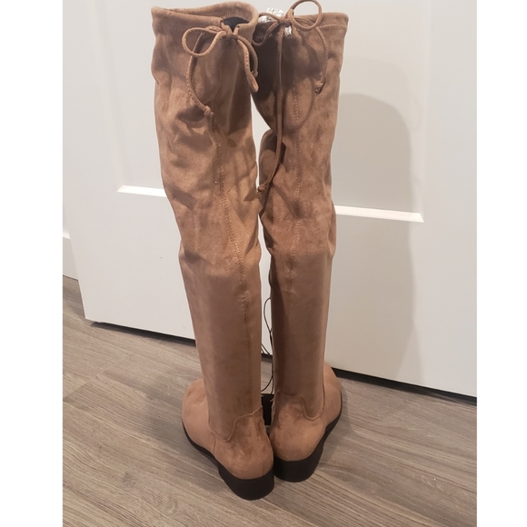 Forever 21 Faux Suede Over-the-Knee Boots - Picture 8 of 9